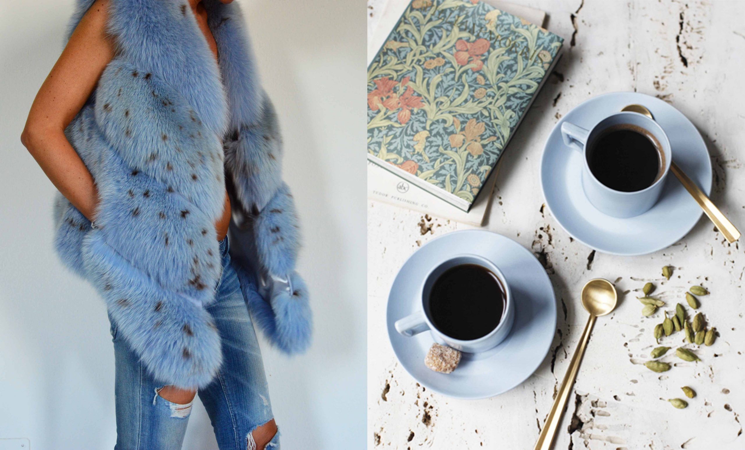 gilet di pelliccia volpe