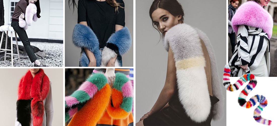 Sciarpe di pelliccia