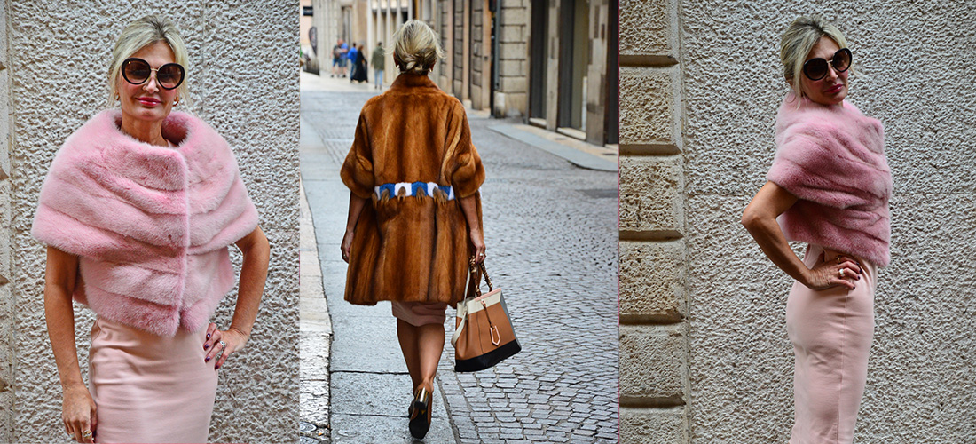 Come indossare una pelliccia di giorno