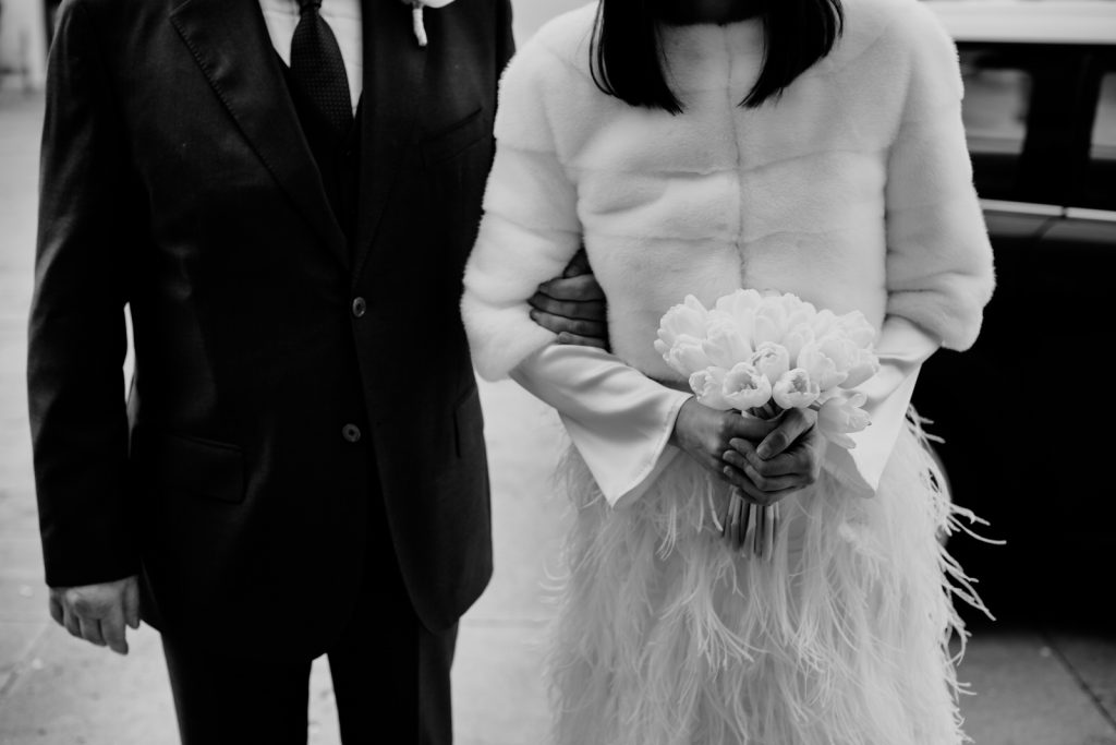 abito da sposa invernale