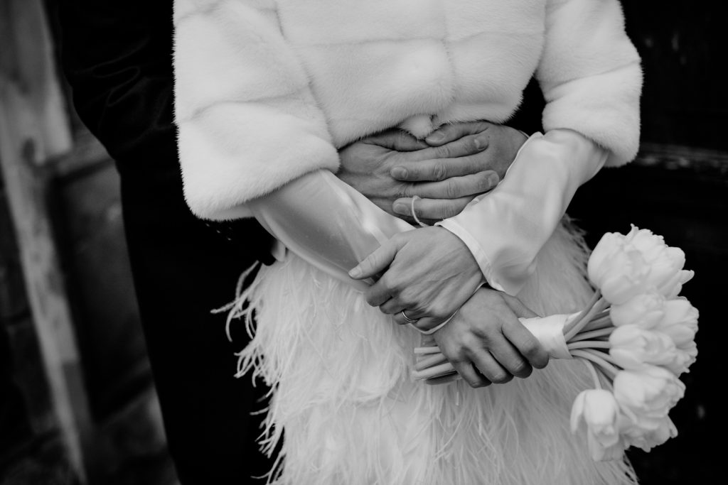 abito da sposa invernale