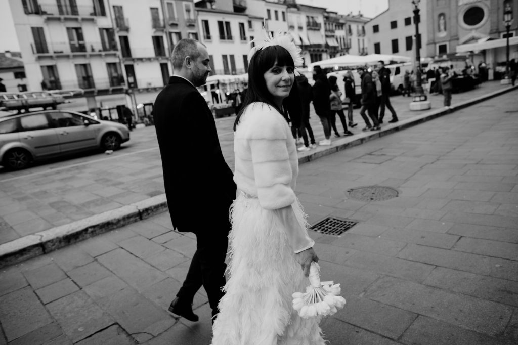 abito da sposa invernale