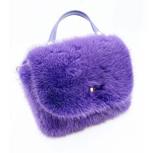 mini bag visone viola